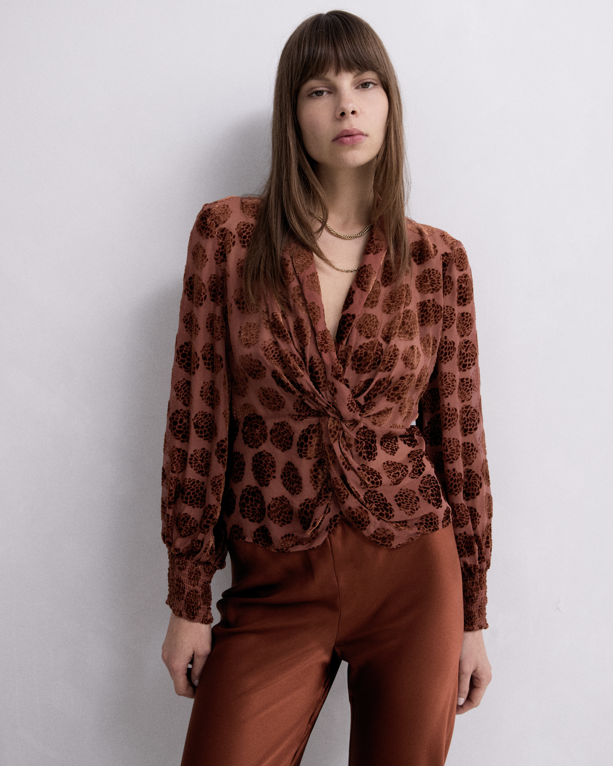 Kai Velvet Blouse