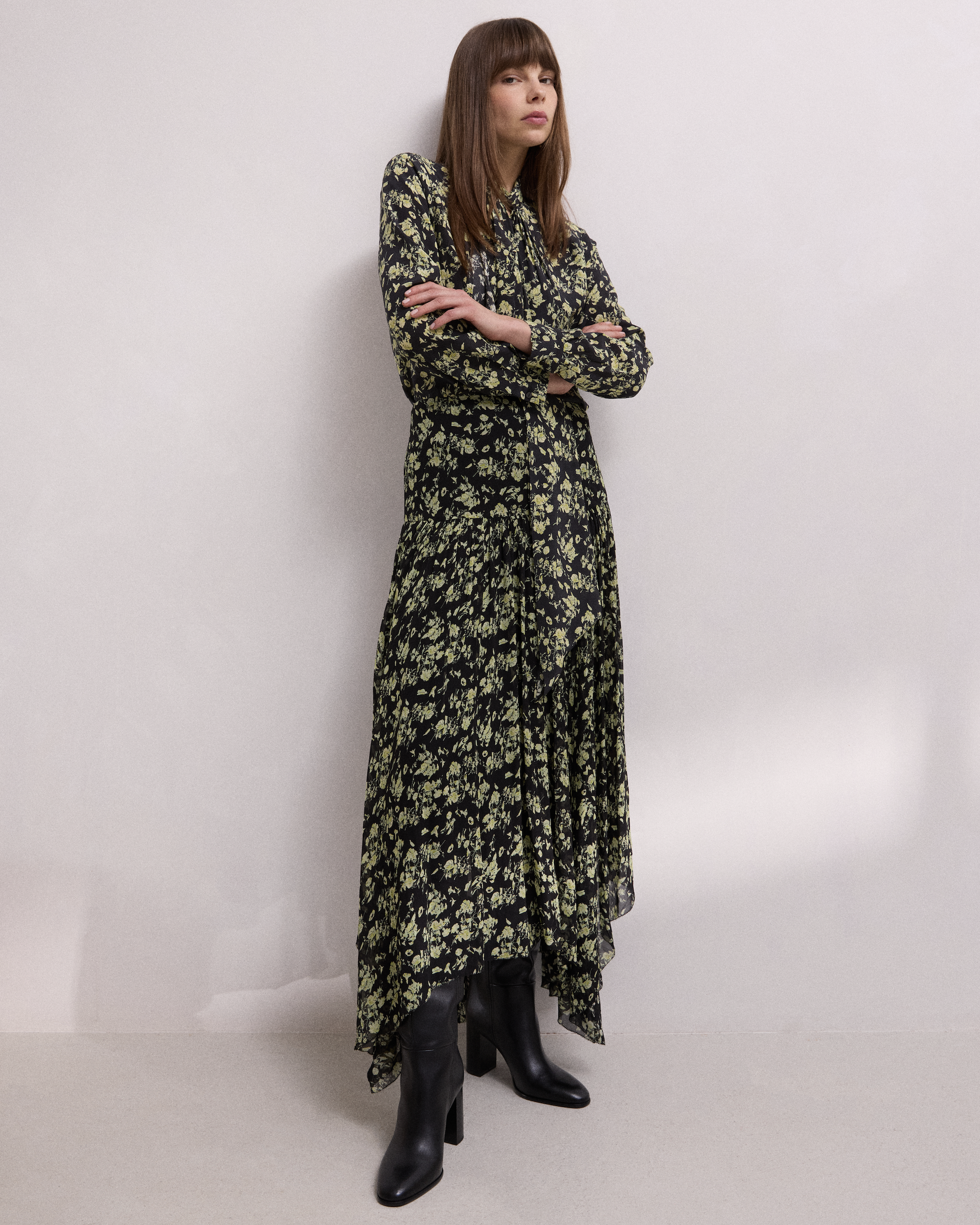 Aurora Neck Tie Blouse