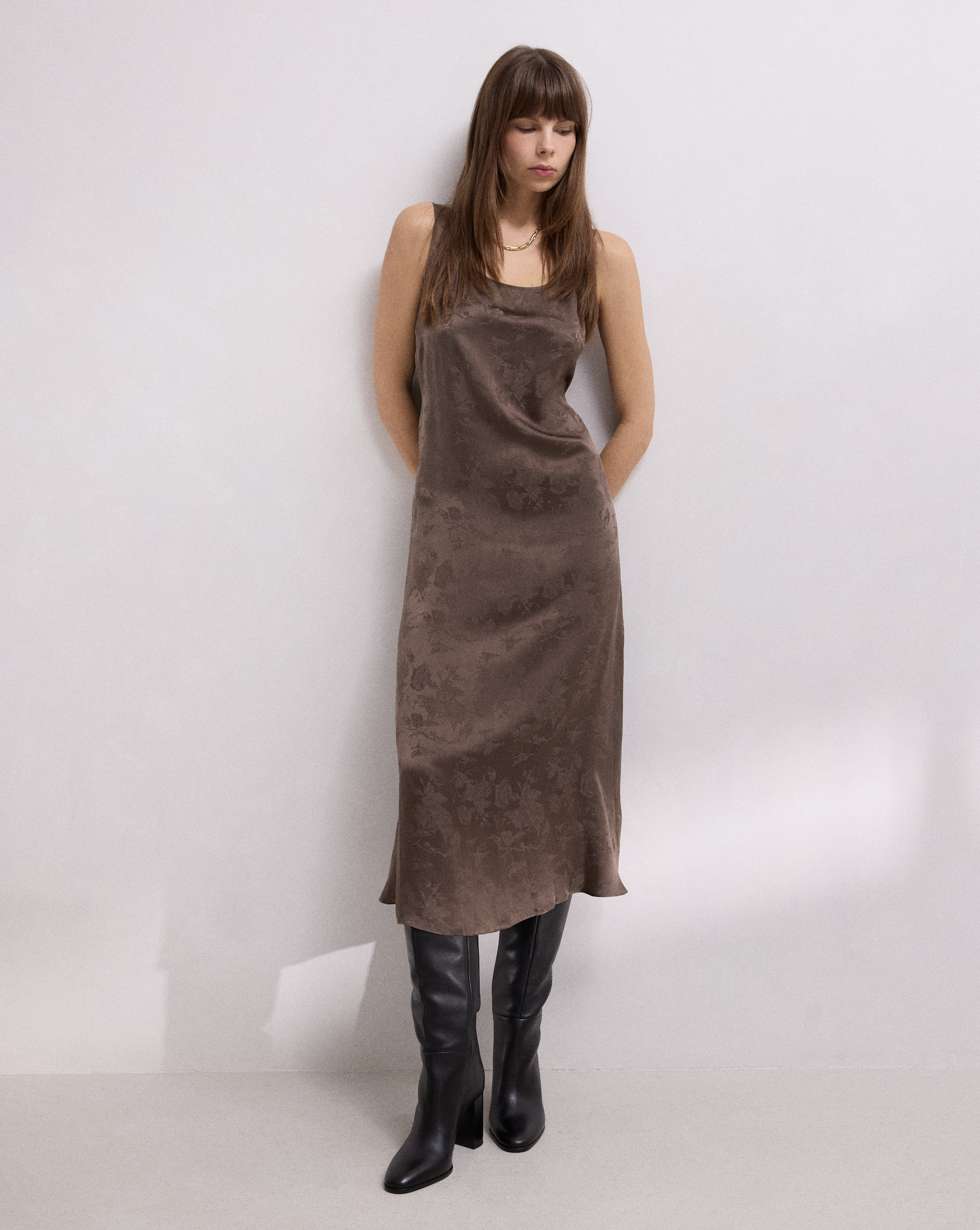 Chloe Silk Jacquard Maxi Dress